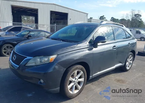 2010 Lexus Rx 350 z USA, uszkodzony, nr VIN 2T2ZK1BA6AC024769